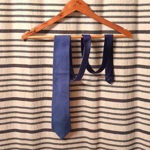 Tommy Hilfinger 100% Silk Tie, Blue